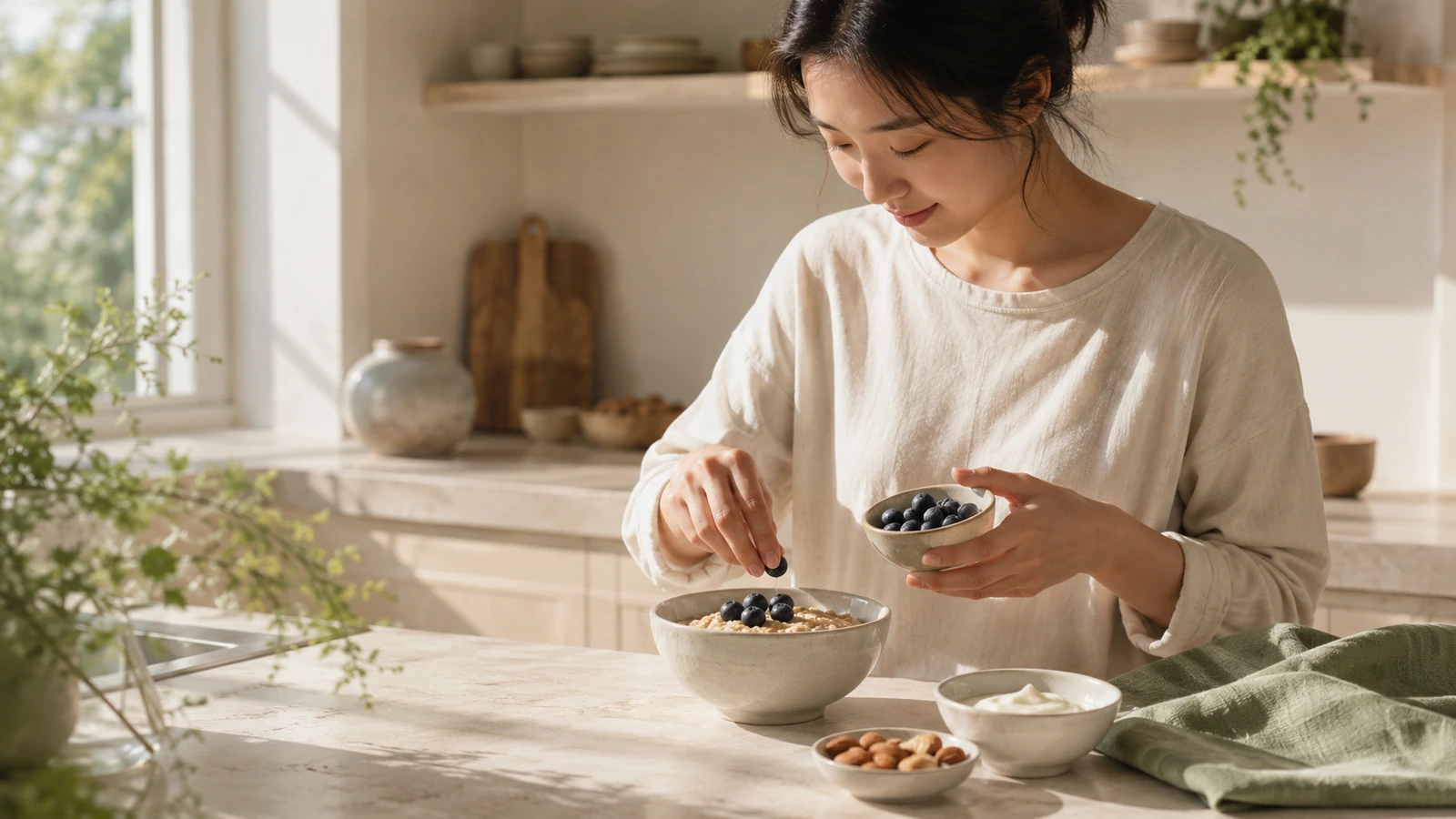 블루베리 효과 효능을 활용한 아침 식단 루틴 이미지