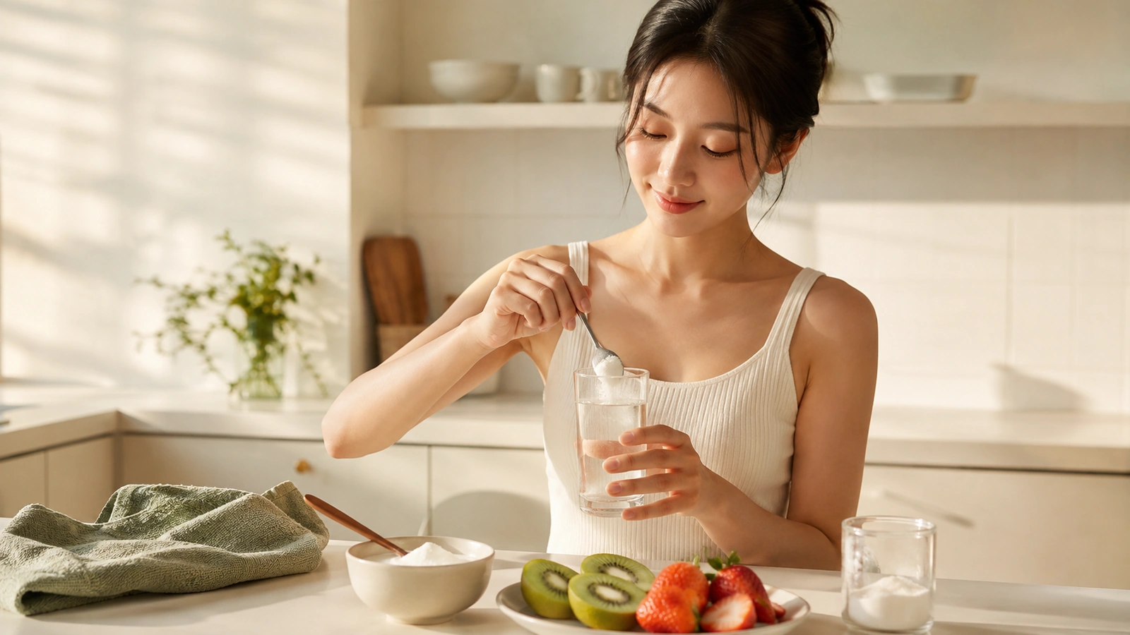 저분자 콜라겐 먹는 시간을 일정하게 관리하는 일상 섭취 루틴 이미지